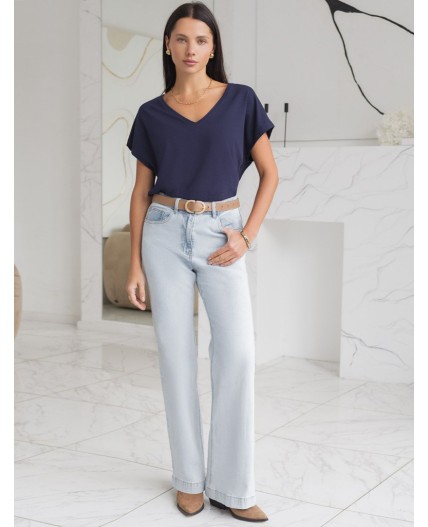 Футболка женская темно-синий