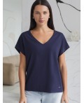 Футболка женская темно-синий