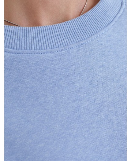 Джемпер женский голубой меланж