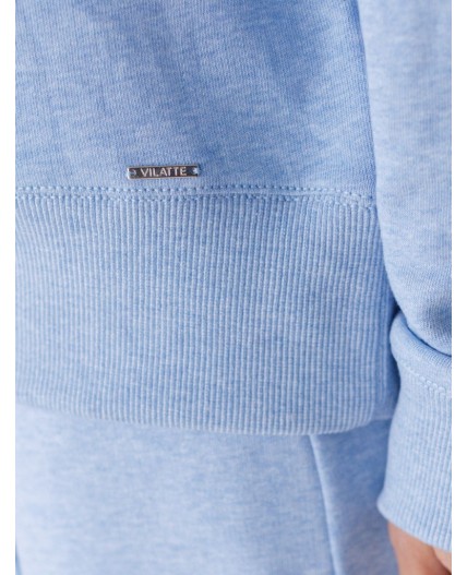 Джемпер женский голубой меланж_dreams