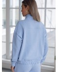 Джемпер женский голубой меланж