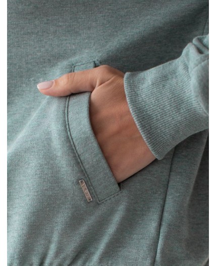 Джемпер женский оливковый меланж