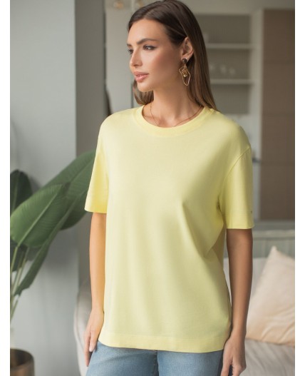 Футболка женская лимонный