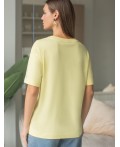 Футболка женская лимонный