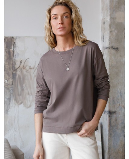 Джемпер женский кофейный