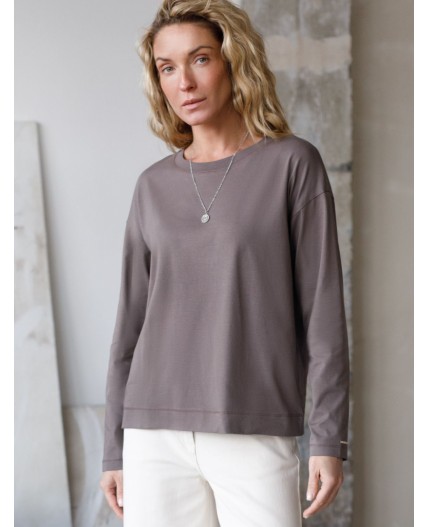 Джемпер женский кофейный