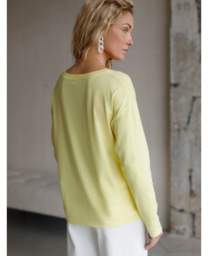 Джемпер женский лимонный