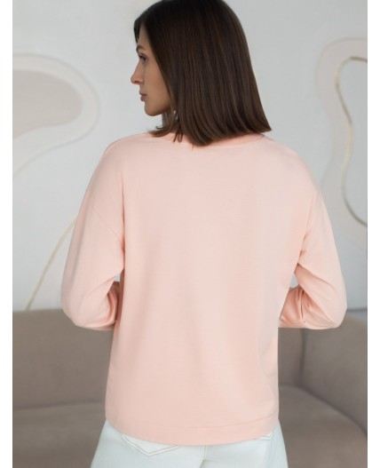 Джемпер женский пудровый