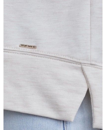 Джемпер женский овсяный меланж_cotton club