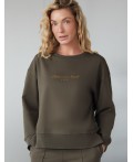 Джемпер женский хаки_athleisure mood