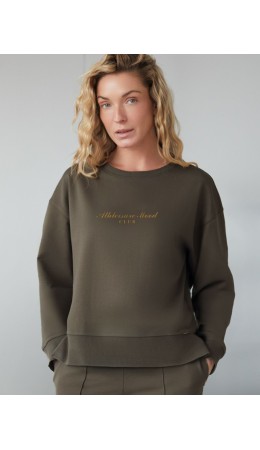 Джемпер женский хаки_athleisure mood
