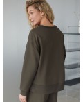 Джемпер женский хаки_athleisure mood
