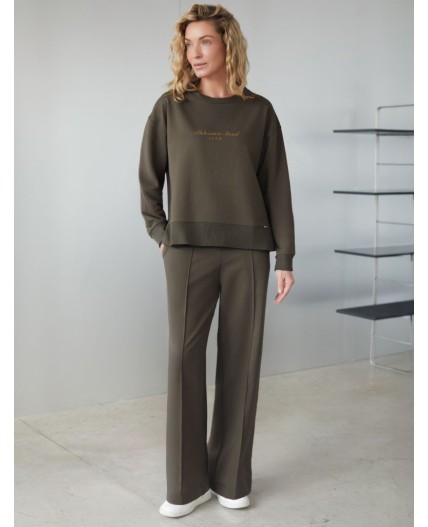 Джемпер женский хаки_athleisure mood