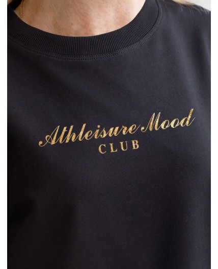 Джемпер женский черный_athleisure mood