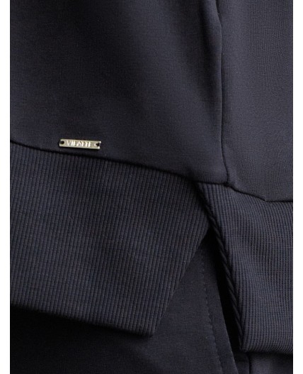 Джемпер женский черный_athleisure mood