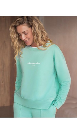 Джемпер женский мятный_athleisure mood