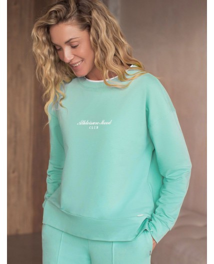 Джемпер женский мятный_athleisure mood