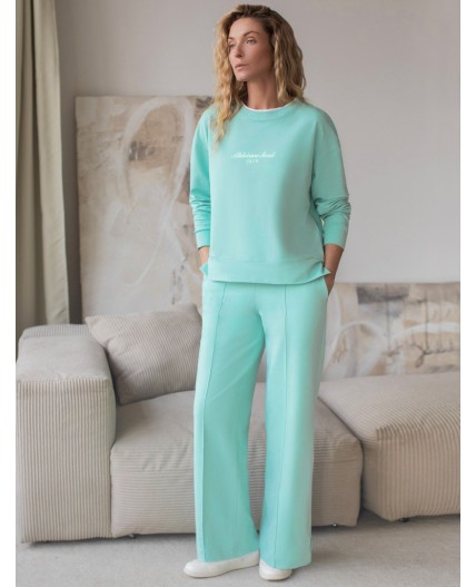 Джемпер женский мятный_athleisure mood