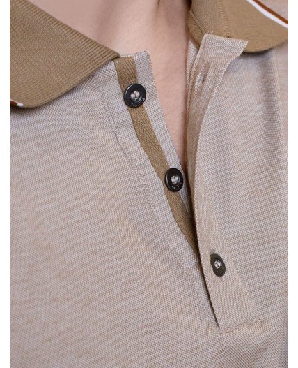 Футболка мужская бежевый меланж