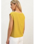 Топ женский горчичный