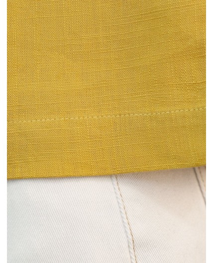 Топ женский горчичный