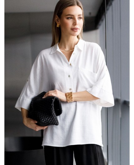 Блузка женская белый