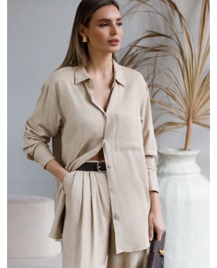 Блузка женская бежевый