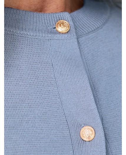 Кардиган женский светло-голубой