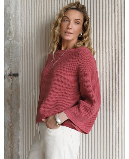 Джемпер женский пыльно-розовый