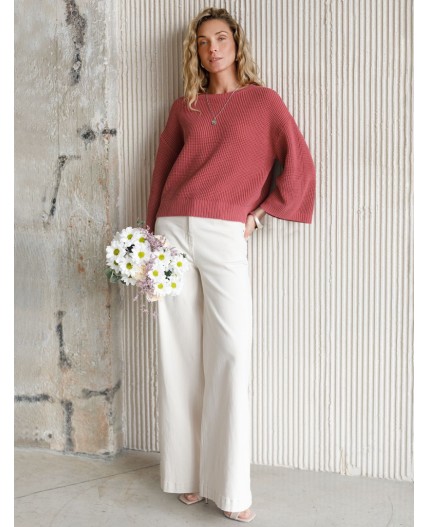 Джемпер женский пыльно-розовый