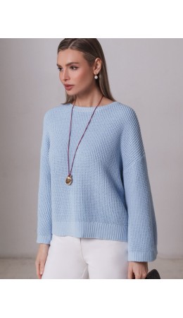 Джемпер женский светло-голубой