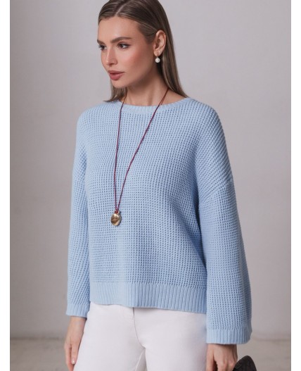 Джемпер женский светло-голубой