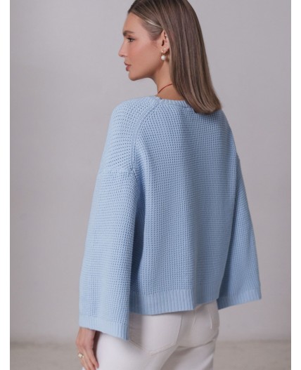 Джемпер женский светло-голубой