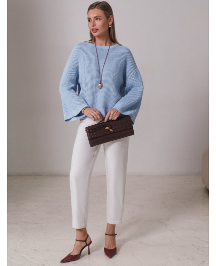 Джемпер женский светло-голубой