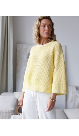 Джемпер женский светло-желтый