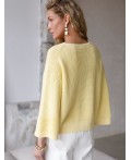 Джемпер женский светло-желтый