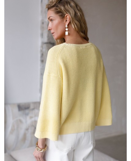 Джемпер женский светло-желтый