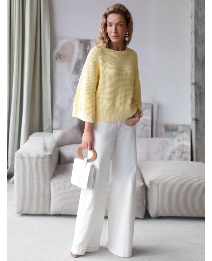Джемпер женский светло-желтый