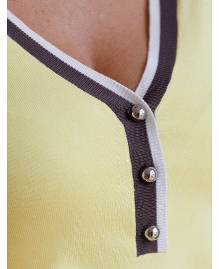 Джемпер женский лимонный