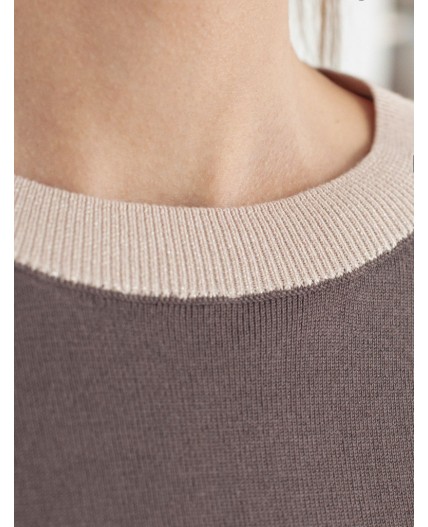 Джемпер женский кофейный