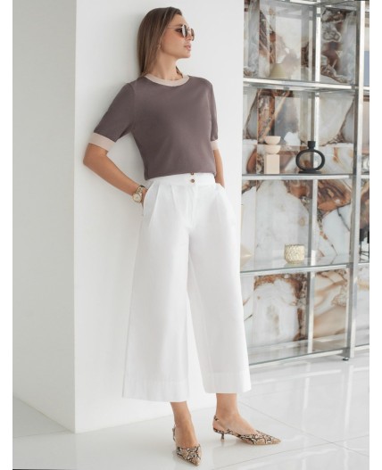 Джемпер женский кофейный