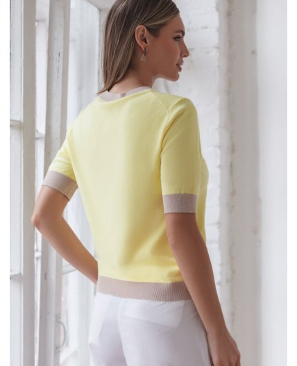 Джемпер женский лимонный