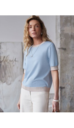 Джемпер женский светло-голубой