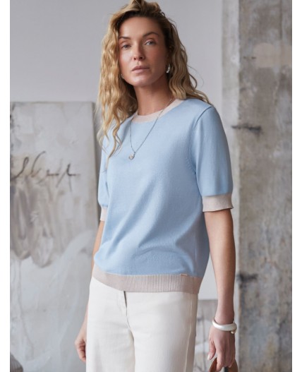 Джемпер женский светло-голубой