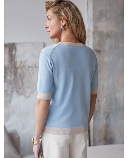 Джемпер женский светло-голубой
