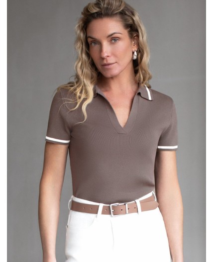 Джемпер женский кофейный