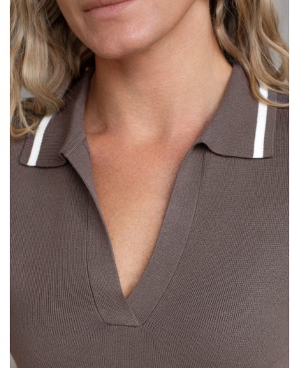 Джемпер женский кофейный