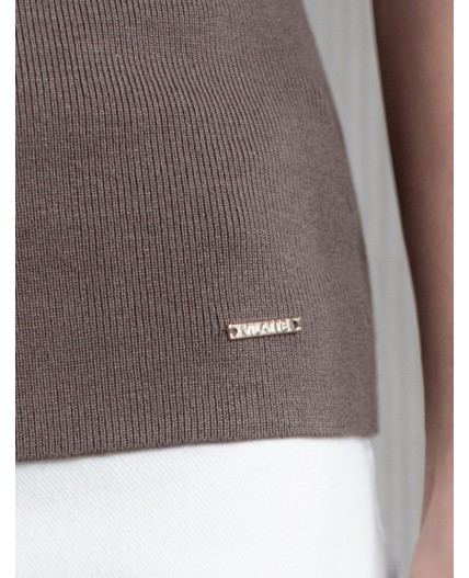 Джемпер женский кофейный