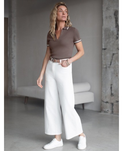 Джемпер женский кофейный