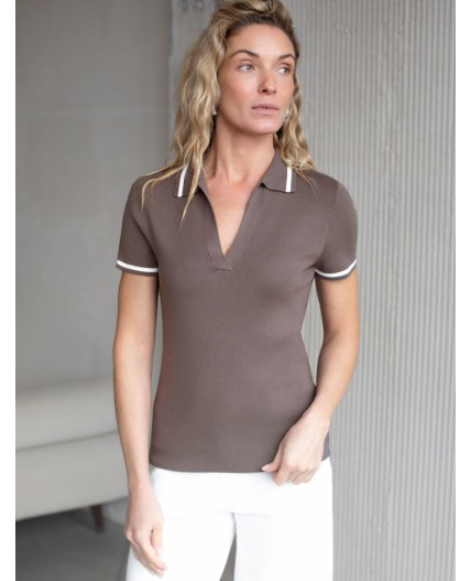 Джемпер женский кофейный